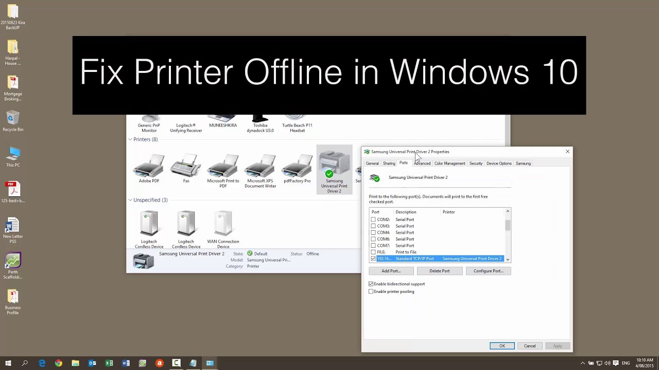 How to Fix Brother Printer Offline on Windows 10