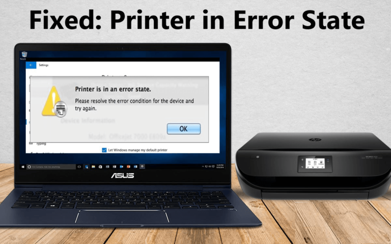 HP Printer Error State? Here how to Fix the Printer Problem
