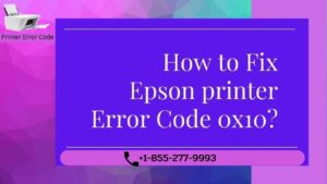 Epson Error Code 0x10