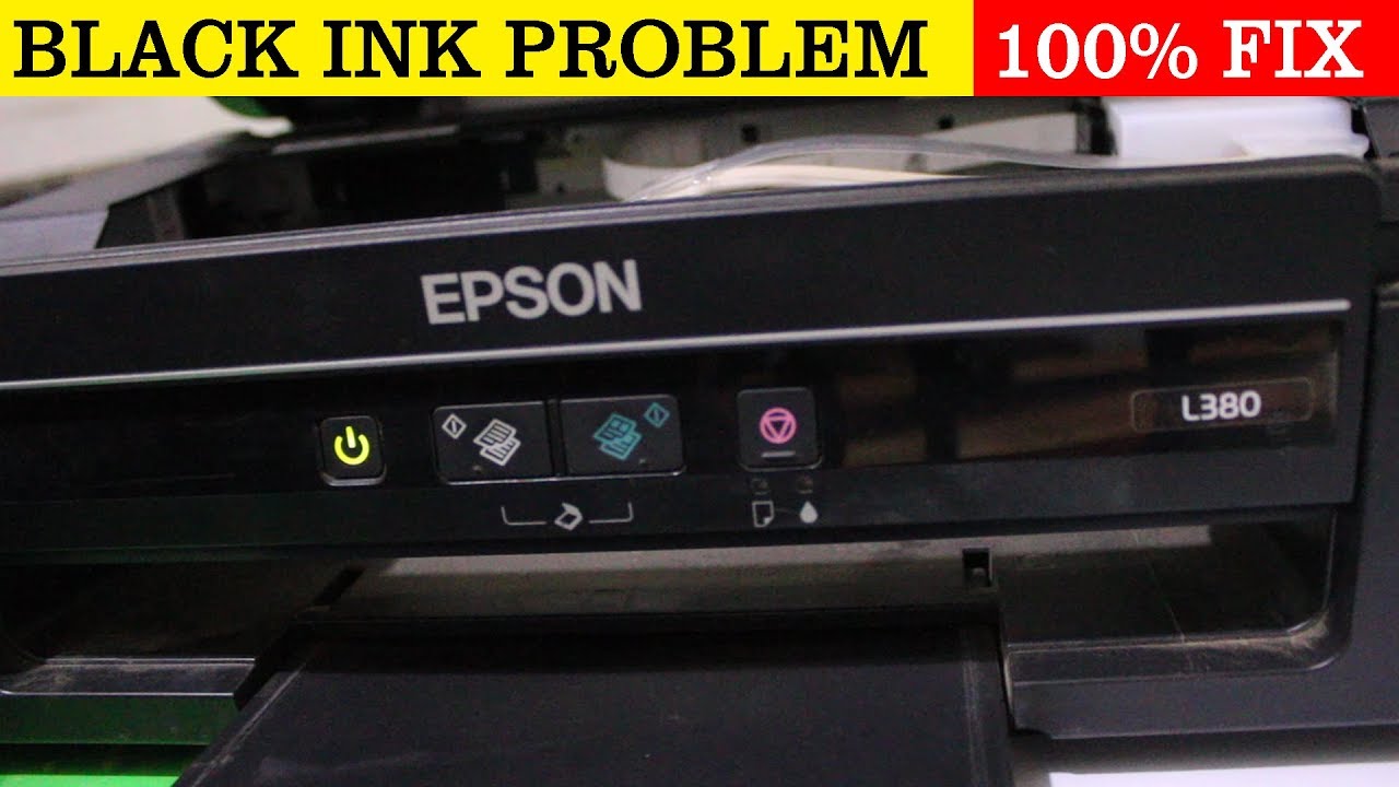 printer control panel goes dark