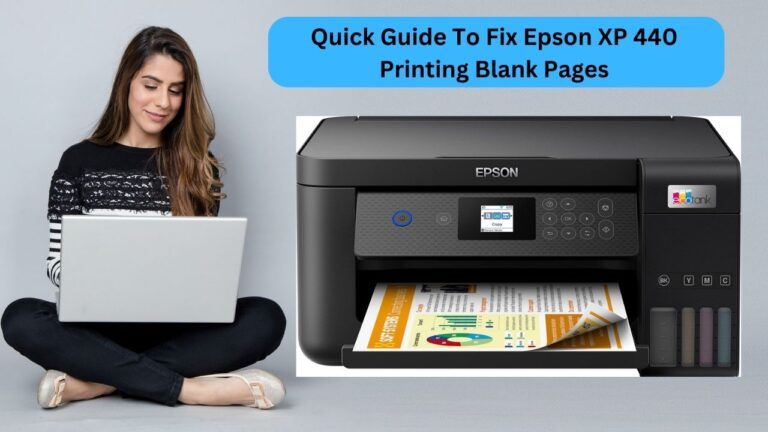 Quick Fix Epson XP 440 Printing Blank Pages