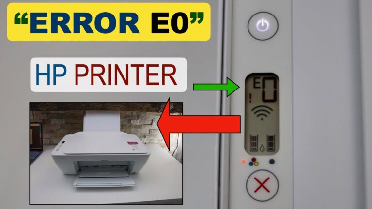 How to Resolve E0 HP Printer Error | Ultimate Guide